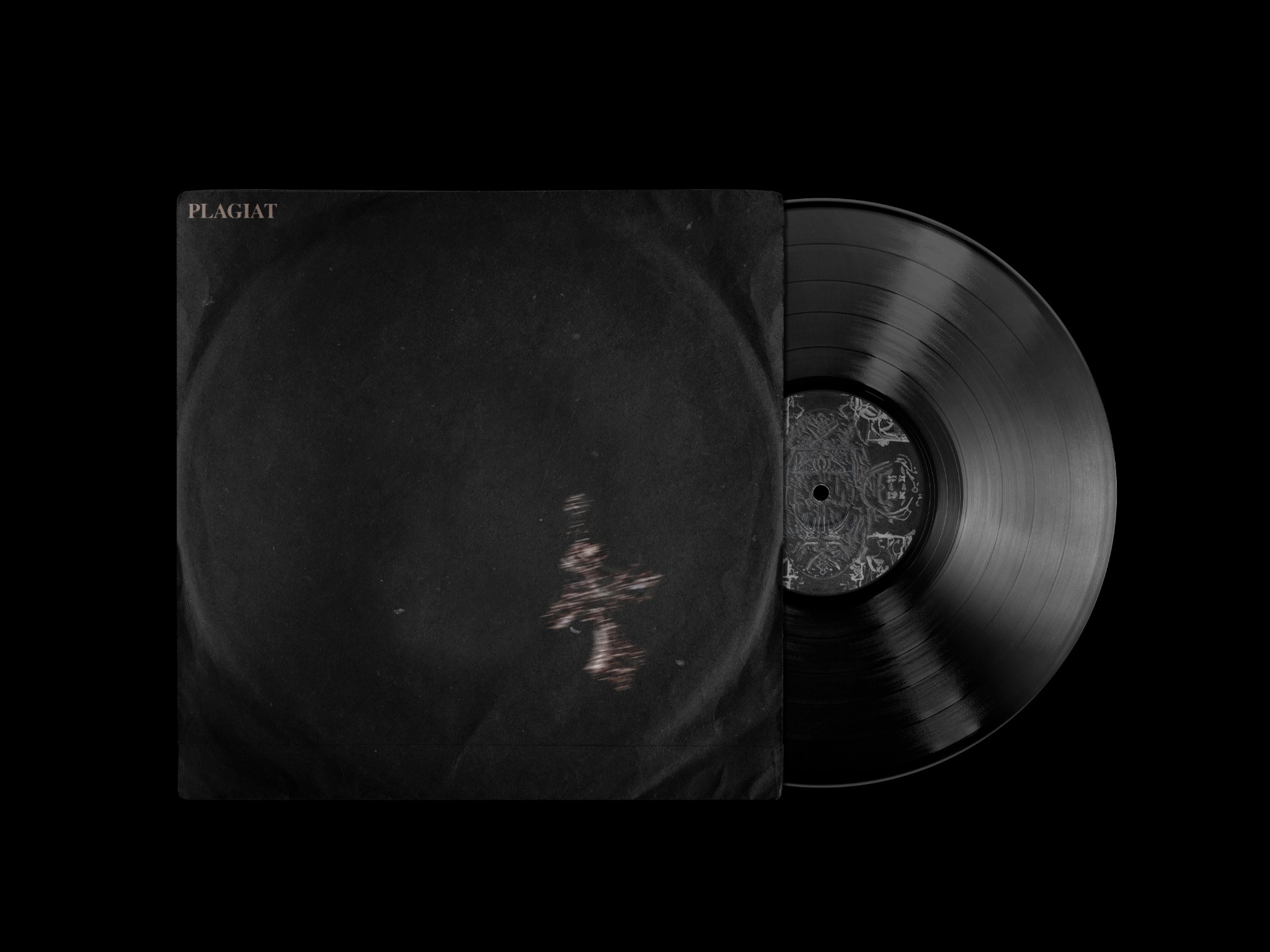 PLAGIAT vinyl record mockup