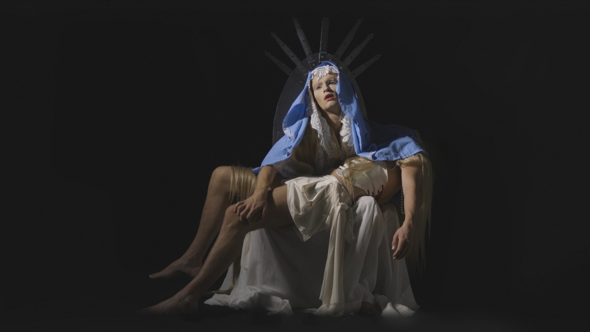 Music video still from THE PASSION