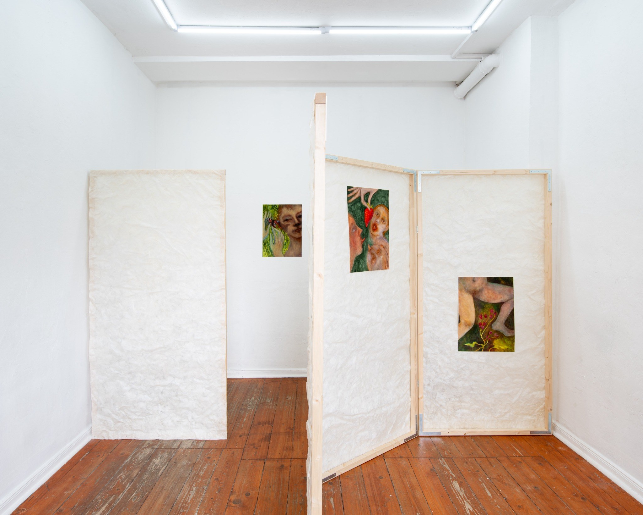 Exhibition view of Schmetterlingskuss