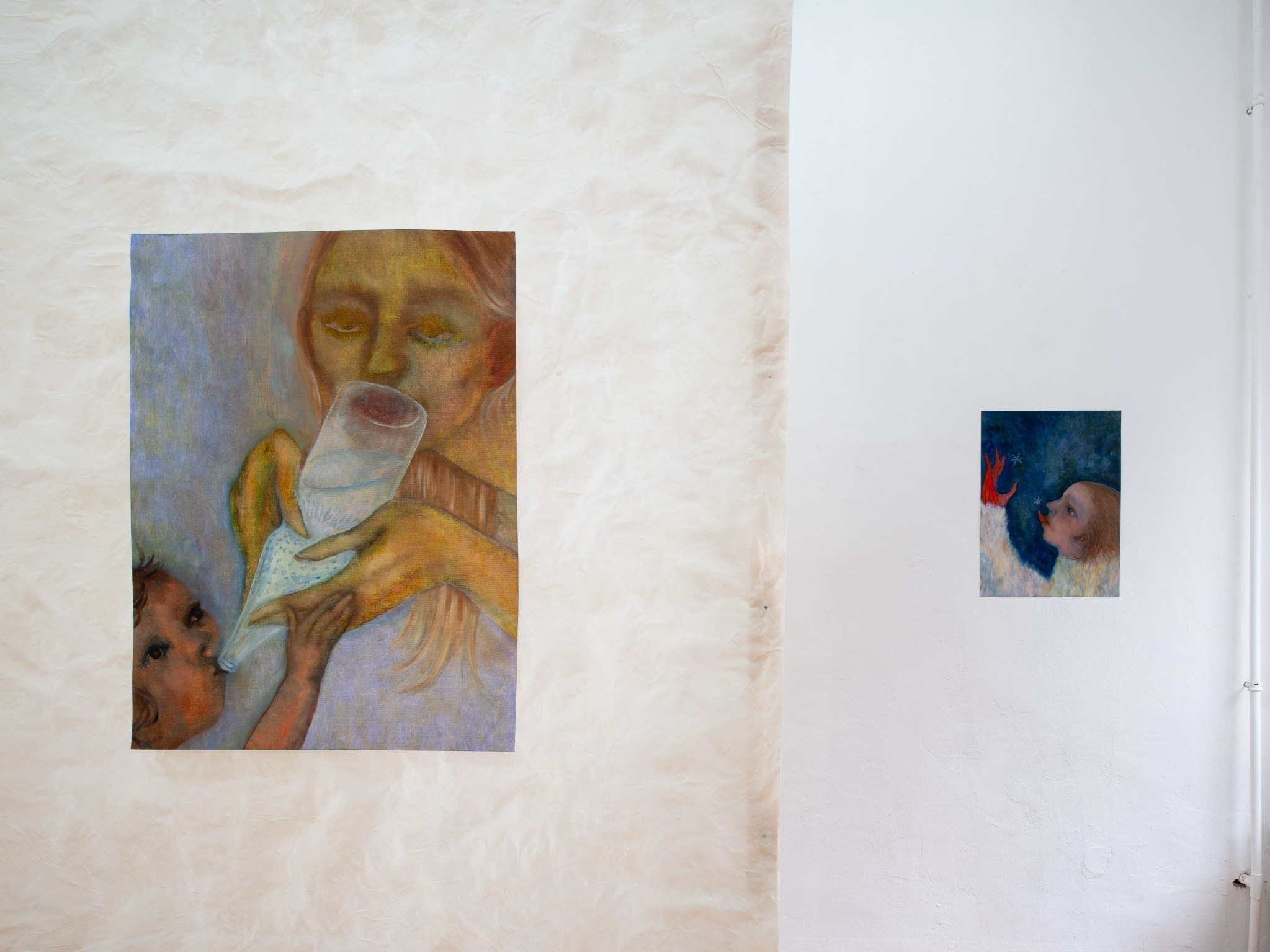 Exhibition view of Schmetterlingskuss